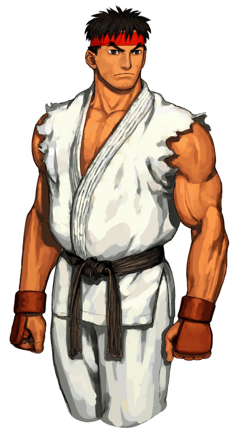 ryu (street fighter and 1 more) drawn by ikeno_daigo