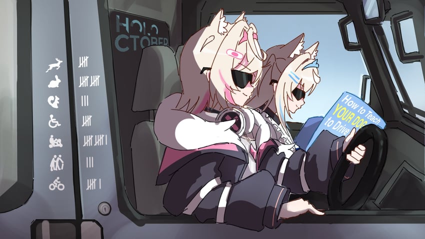 fuwawa abyssgard and mococo abyssgard (hololive and 1 more) drawn by triam147