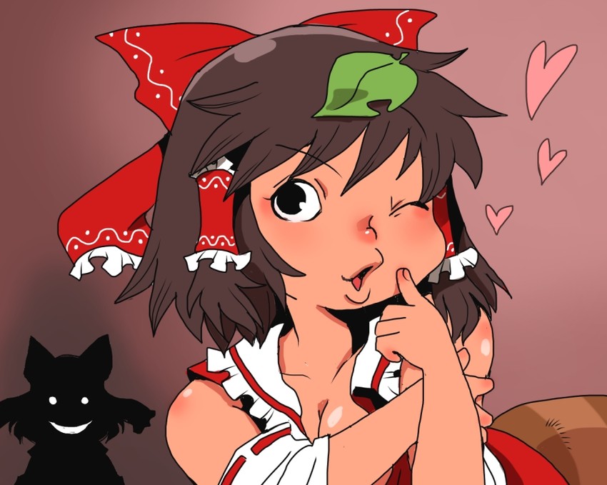 hakurei reimu and futatsuiwa mamizou (touhou) drawn by onikobe_rin