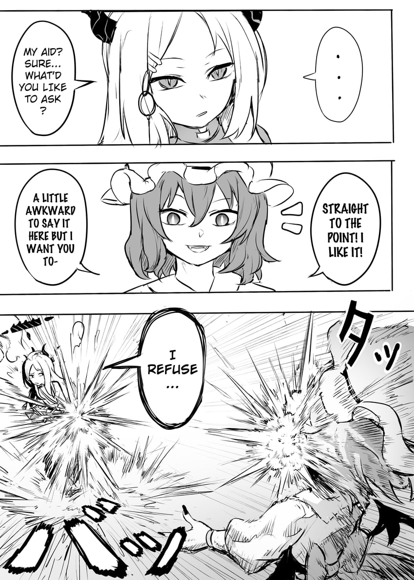 remilia scarlet and hina (touhou and 1 more) drawn by remise