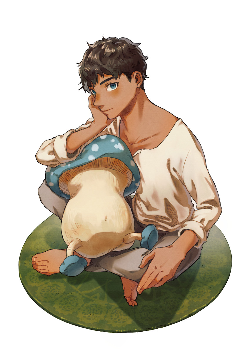 kabru and walking mushroom (dungeon meshi) drawn by shako_(shaco_flat)