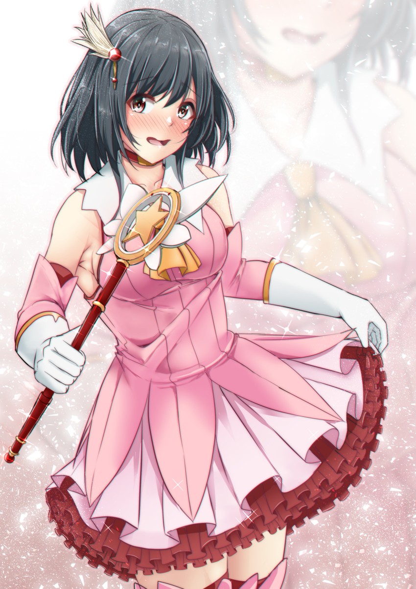 illyasviel von einzbern, yamashiro, prisma illya, and magical ruby (kantai collection and 2 more) drawn by aga_marino