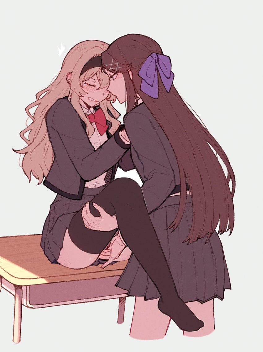 saijou claudine and tendou maya (shoujo kageki revue starlight) drawn by rickonrk