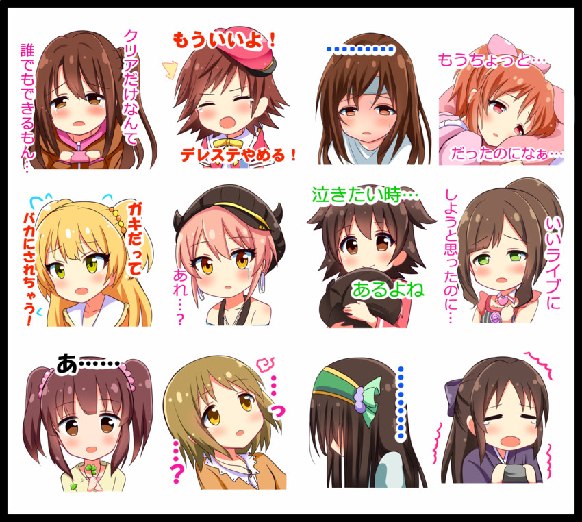 shimamura uzuki, sagisawa fumika, tachibana arisu, jougasaki mika, nitta minami, and 7 more (idolmaster and 2 more) drawn by shinekalta