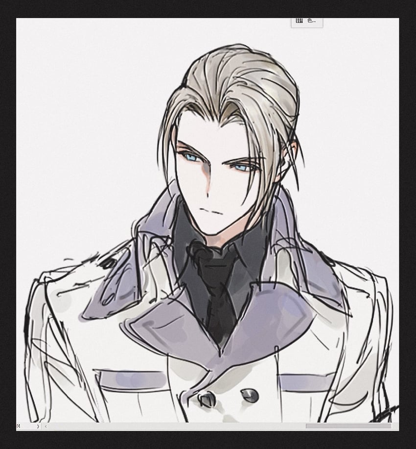 rufus shinra (final fantasy and 2 more) drawn by quxiaochong