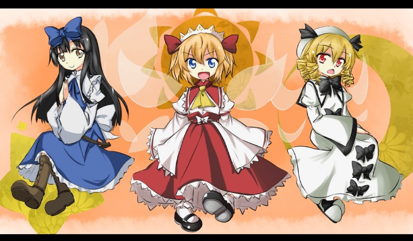 star sapphire, luna child, and sunny milk (touhou) drawn by yuiduki