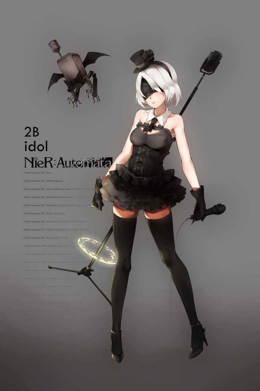 2b and pod (nier and 1 more) drawn by sky-mk2