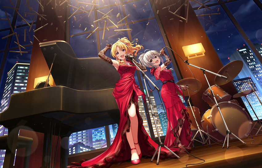 hoshi syoko and kiryu tsukasa (idolmaster and 2 more)