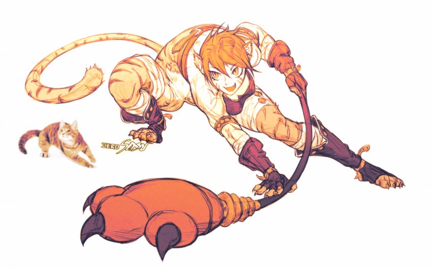 katt (breath of fire and 1 more) drawn by zero_setsu
