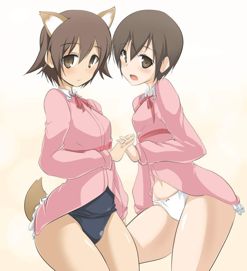 miyafuji yoshika and christiane barkhorn (world witches series and 1 more) drawn by momio