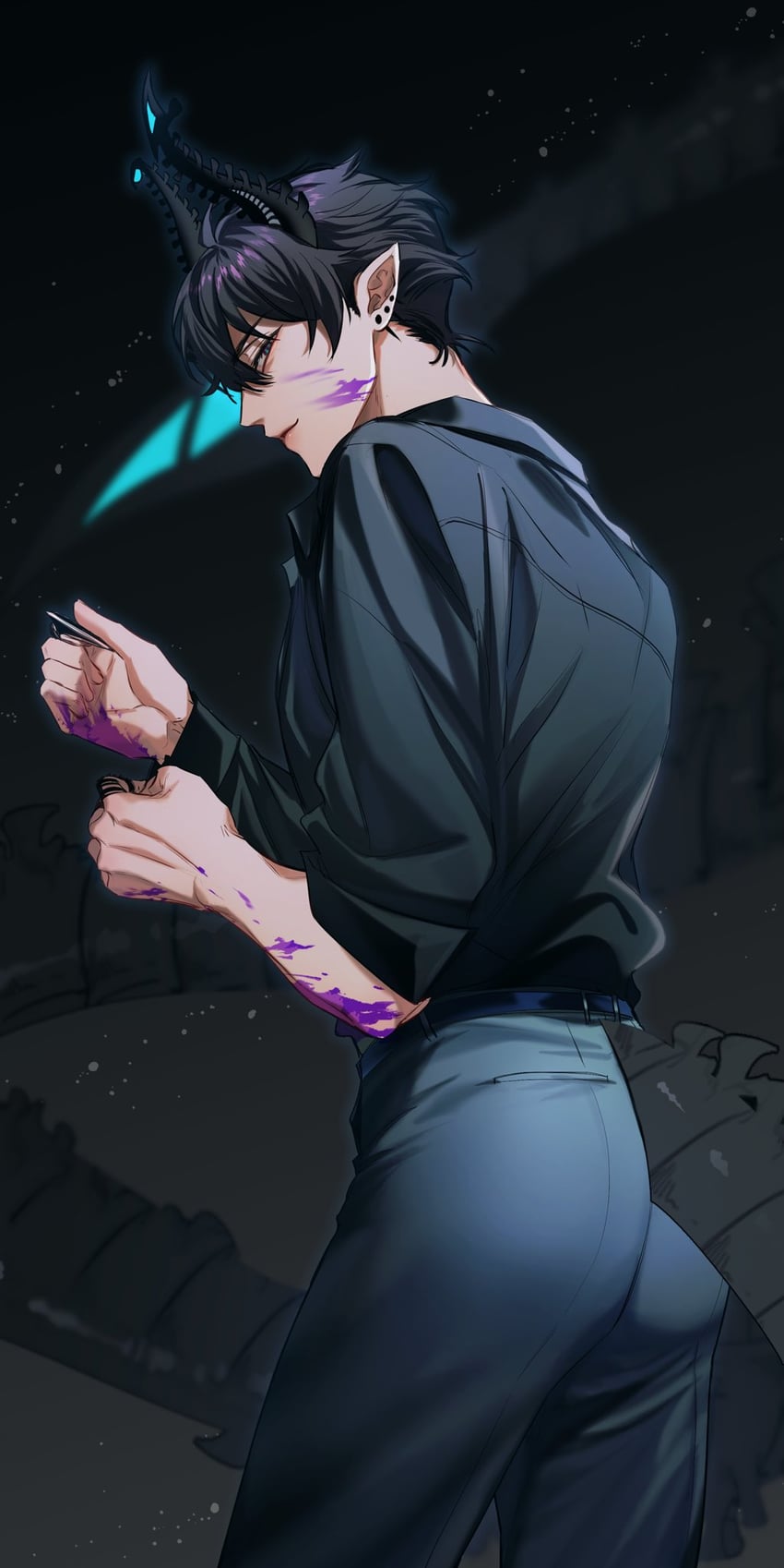 ren zotto (nijisanji and 1 more) drawn by yoy_(0yyoyy0)