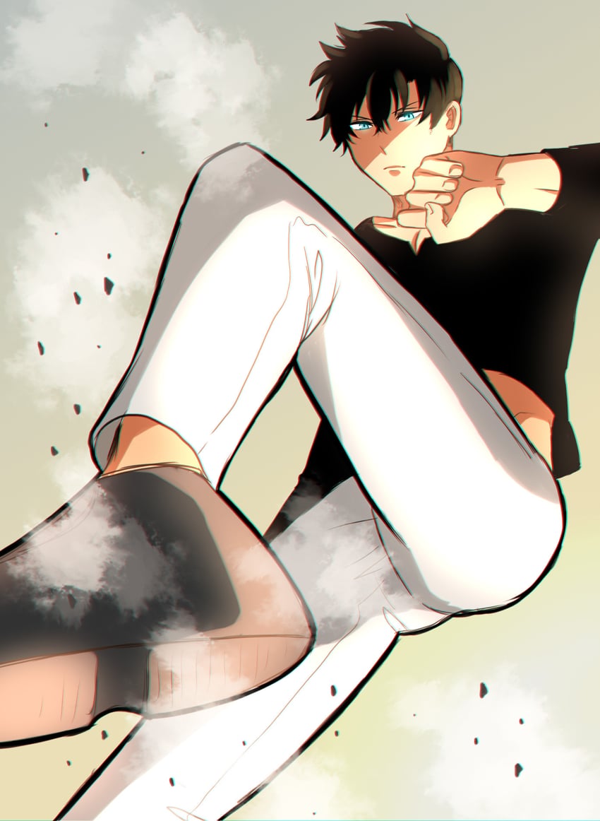 sung jin-woo (solo leveling) drawn by akina_(user_htkx7587)