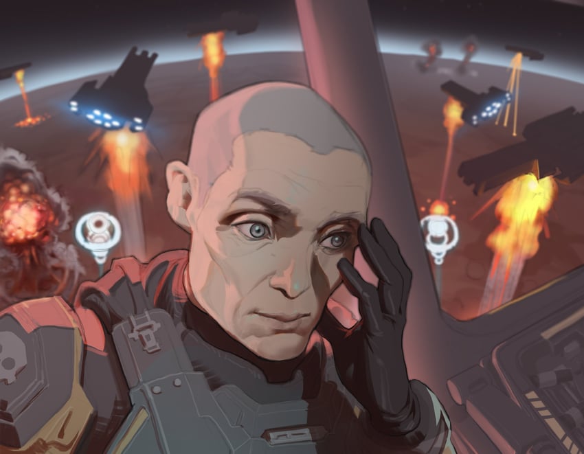 helldiver and cillian murphy (helldivers and 1 more) drawn by pacpoi