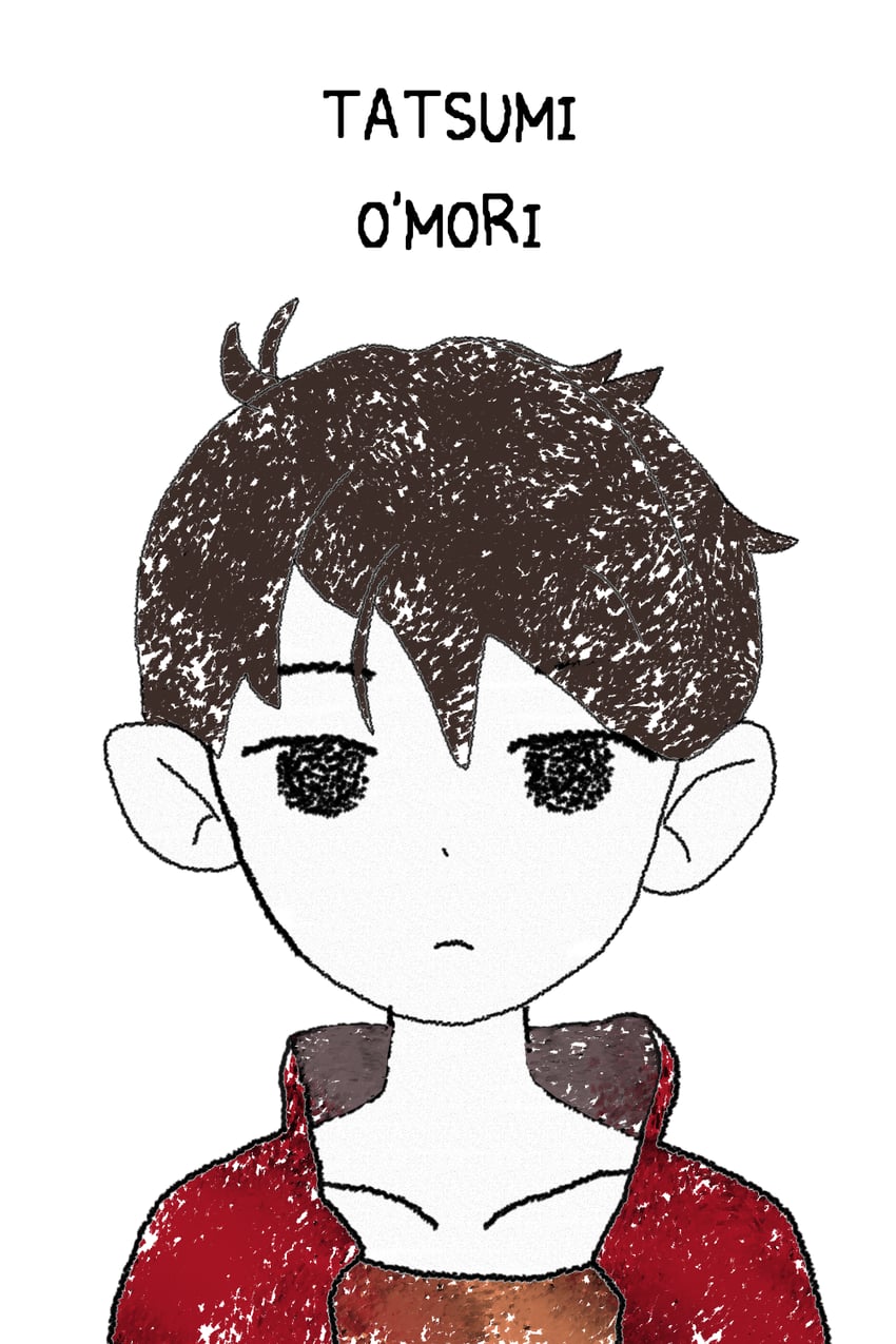 omori tatsumi (omori and 1 more) drawn by milliumman