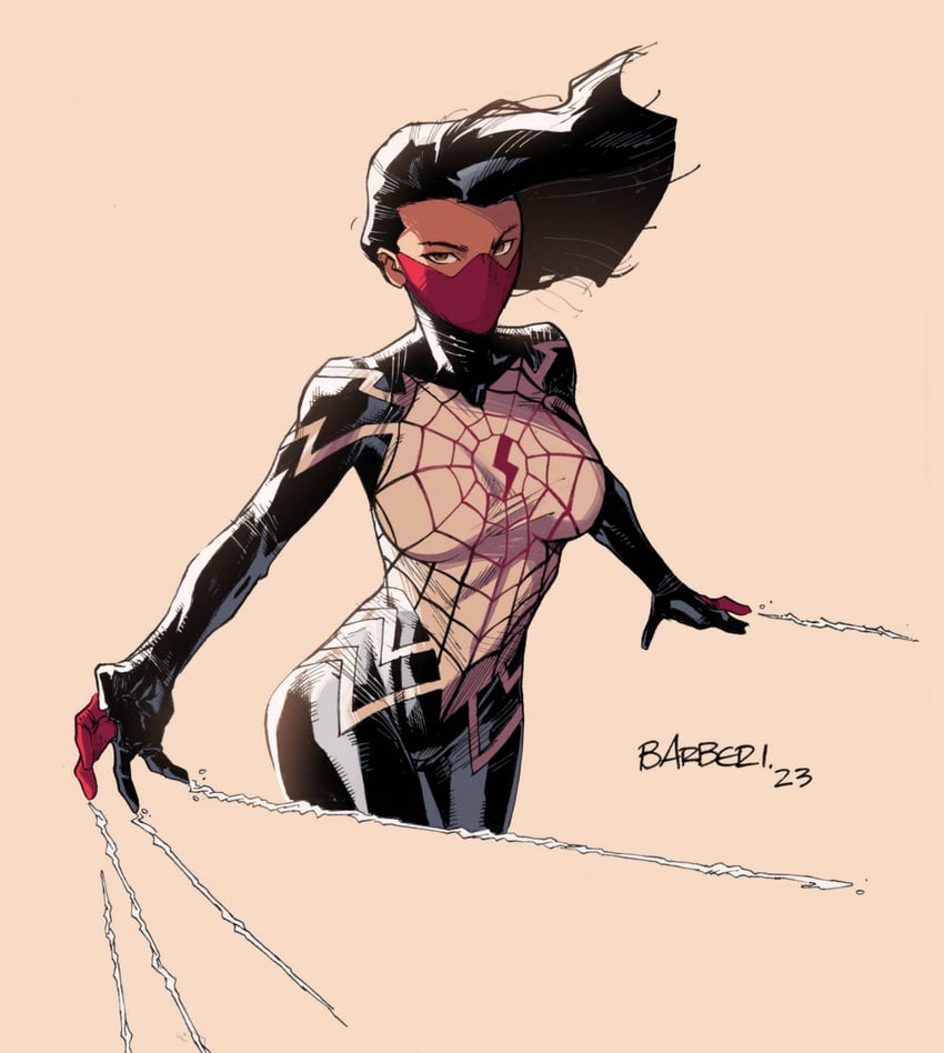 silk and cindy moon (marvel and 1 more) drawn by lukegroundflyer