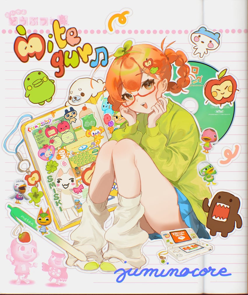 villager, puyo, neutral chao, mii, inoue toro, and 14 more (original and 12 more) drawn by mite_gura
