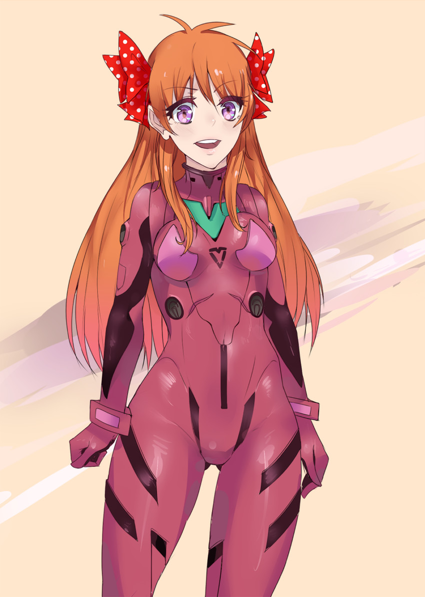 souryuu asuka langley and sakura chiyo (neon genesis evangelion and 1 more) drawn by eirerr