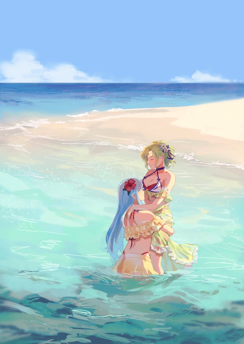 eirika and l'arachel (fire emblem and 2 more) drawn by babykatafan