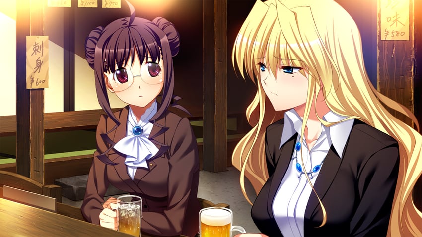 harudera yuria and tachibana chizuru (grisaia and 1 more) drawn by fumio_(ura_fmo)