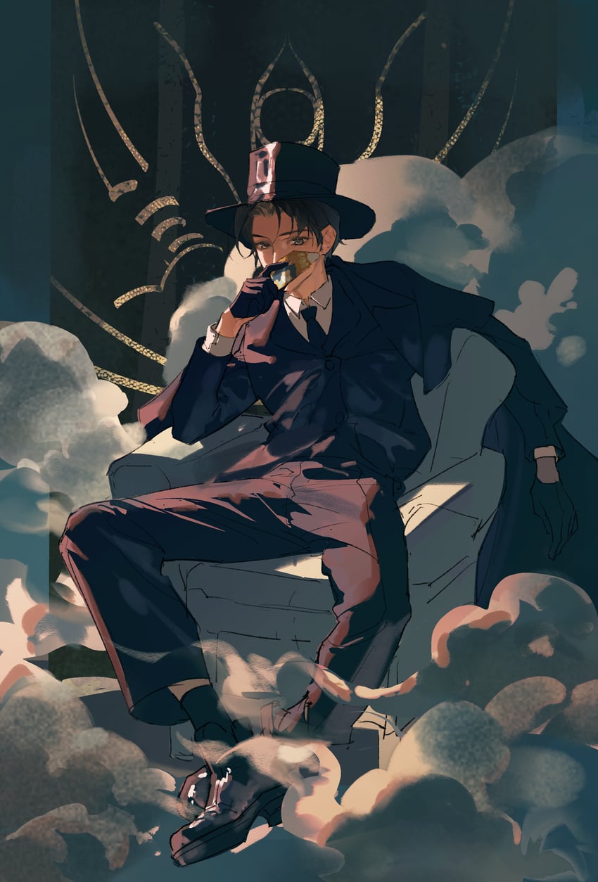 klein moretti (lord of the mysteries) drawn by yanzhi_bai