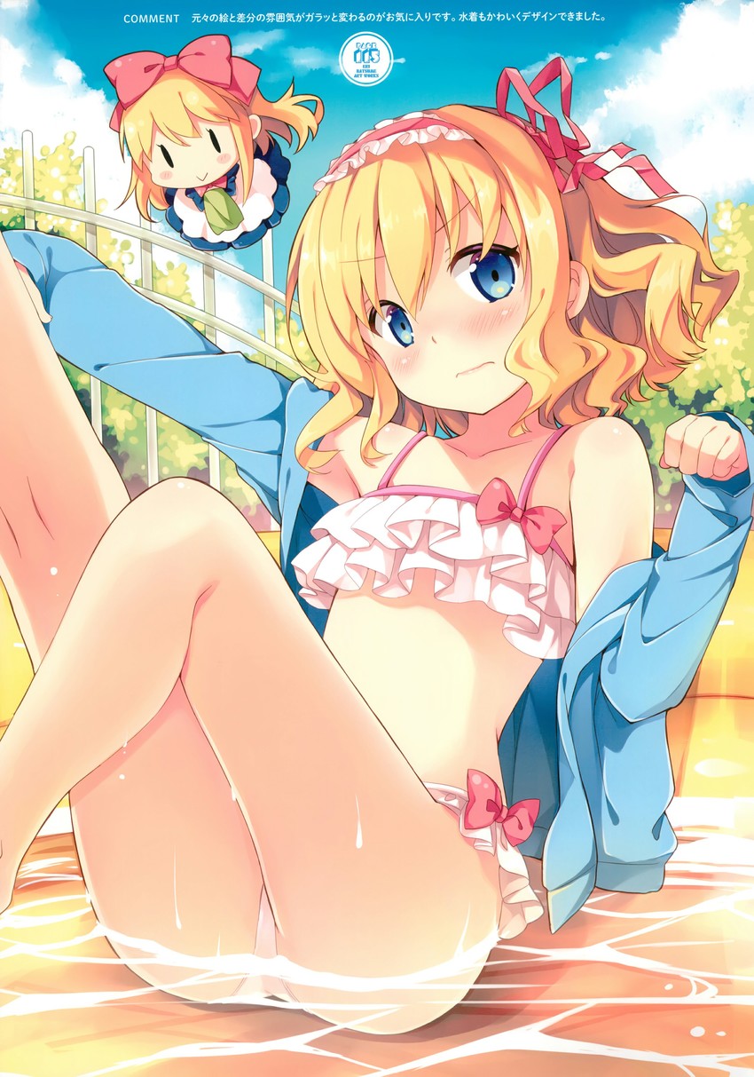 alice margatroid and shanghai doll (touhou) drawn by natsume_eri