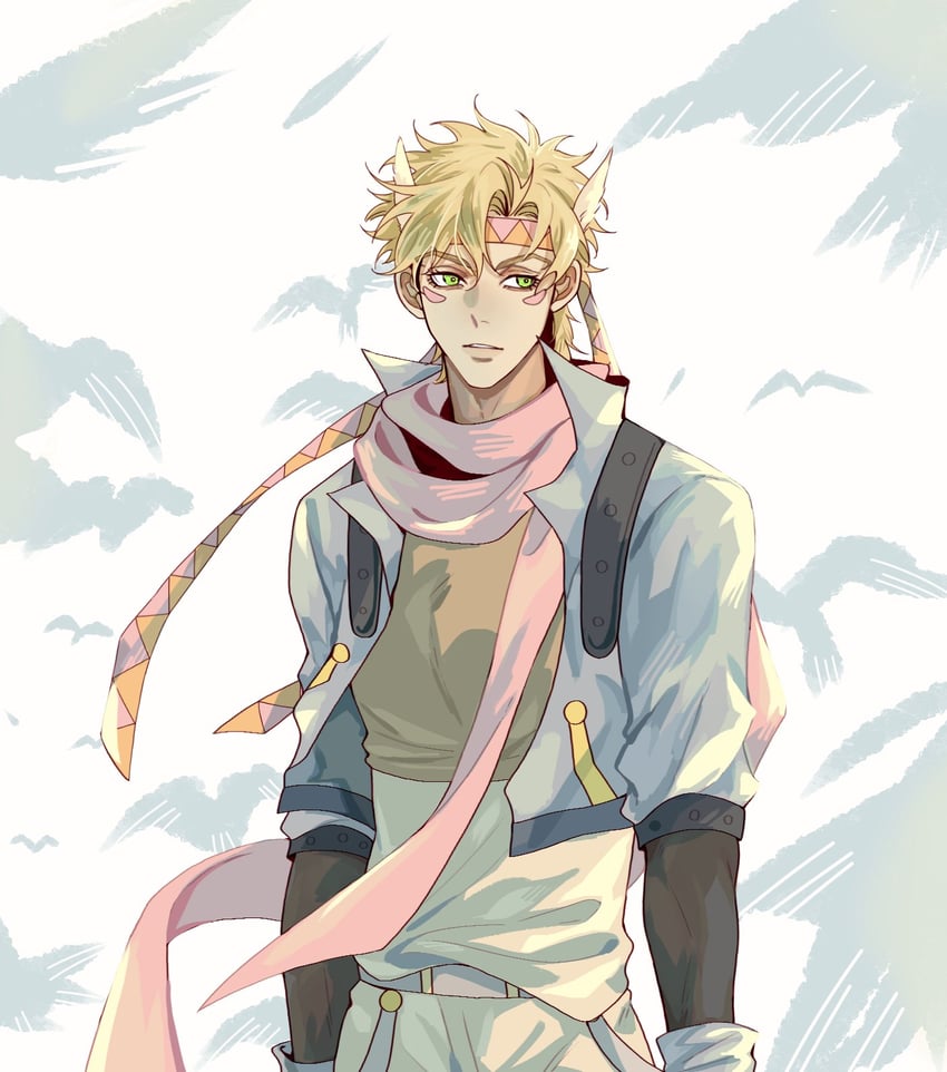 caesar anthonio zeppeli (jojo no kimyou na bouken and 1 more) drawn by jo_jun