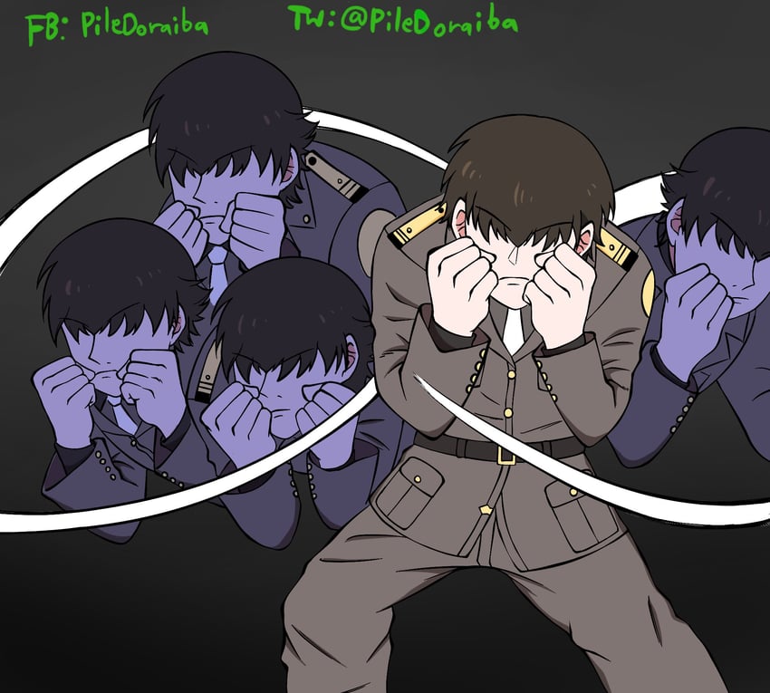 commander (goddess of victory: nikke and 1 more) drawn by piledriver_(piledoraiba)
