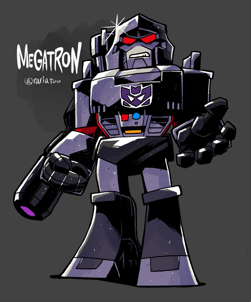 megatron (transformers and 1 more) drawn by rariatto_(ganguri)