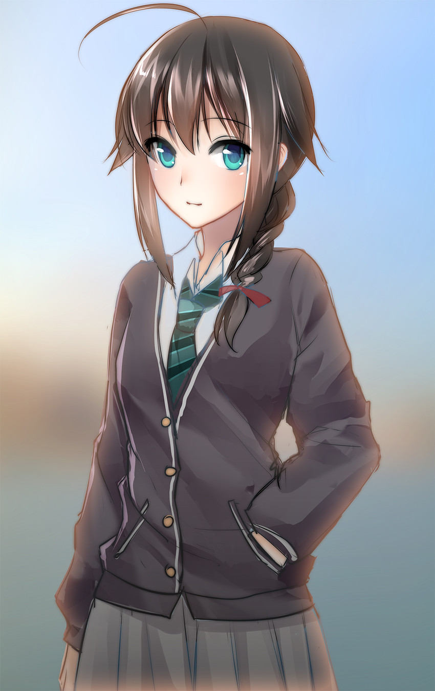 shigure, shigure kai ni, and shibuya rin (kantai collection and 2 more) drawn by mallizmora