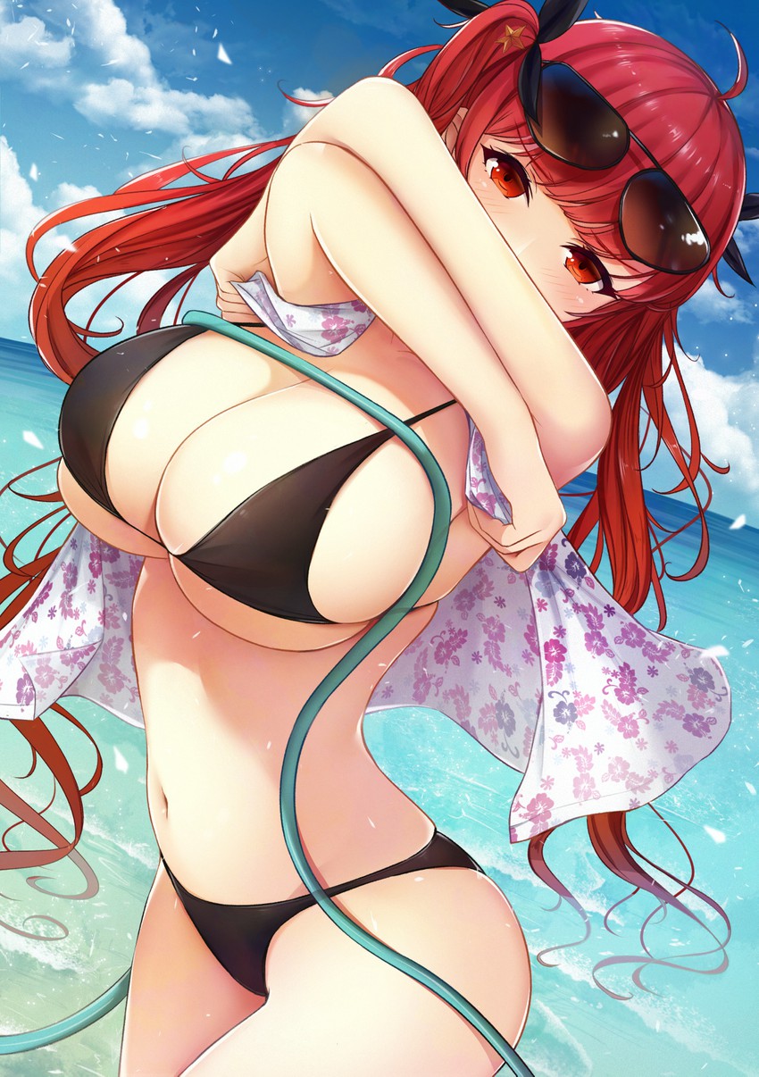 honolulu (azur lane) drawn by kannko_bokujou