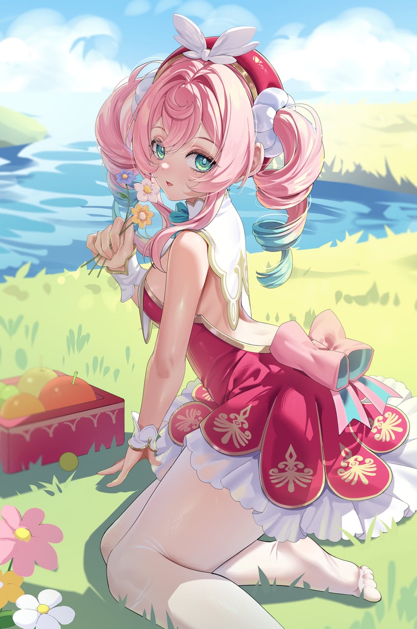 hyacine (honkai and 1 more) drawn by kururu_(qqqqq59508750)