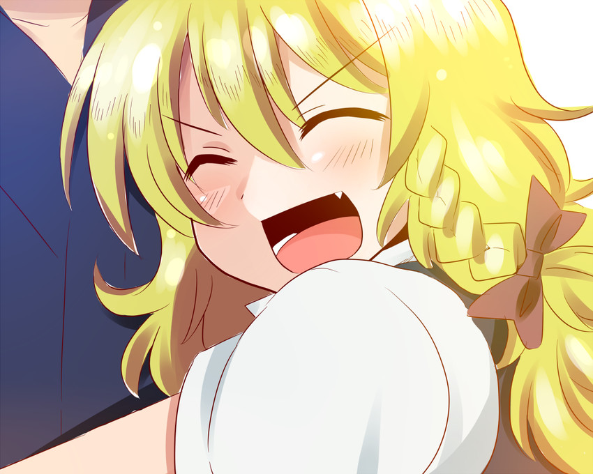 kirisame marisa and morichika rinnosuke (touhou) drawn by amazon_(taitaitaira)