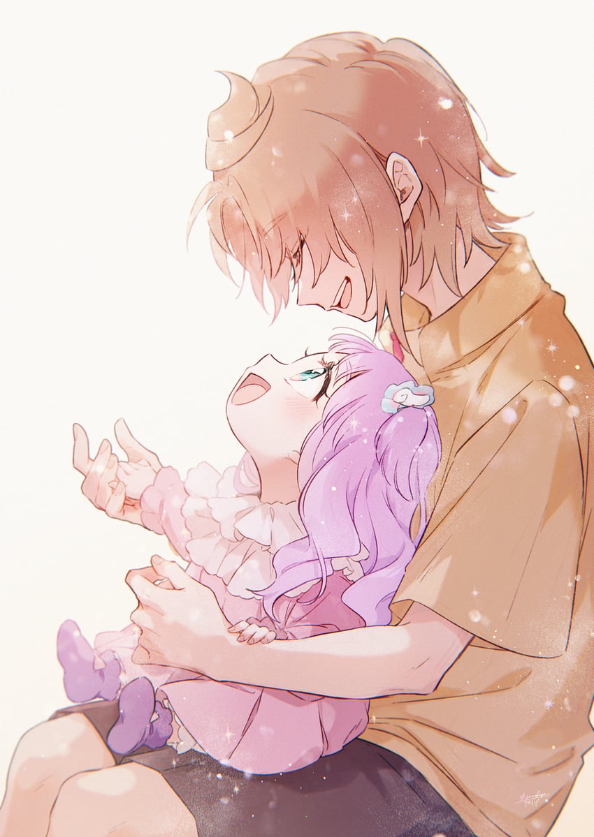 yuunagi tsubasa and ellee-chan (precure and 1 more) drawn by lanzhu