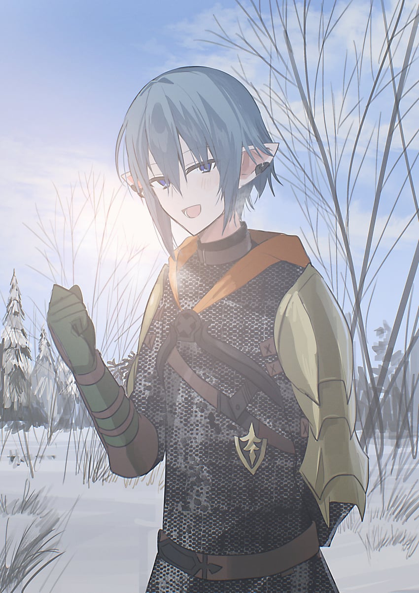 haurchefant greystone (final fantasy and 1 more) drawn by chihuri