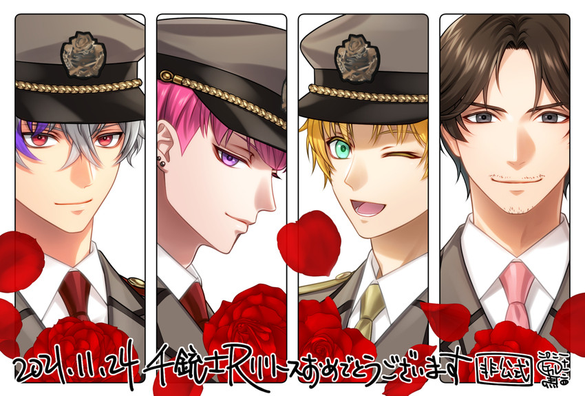 like two, marks, george, and jitte (senjuushi and 1 more) drawn by asebi_hikaru
