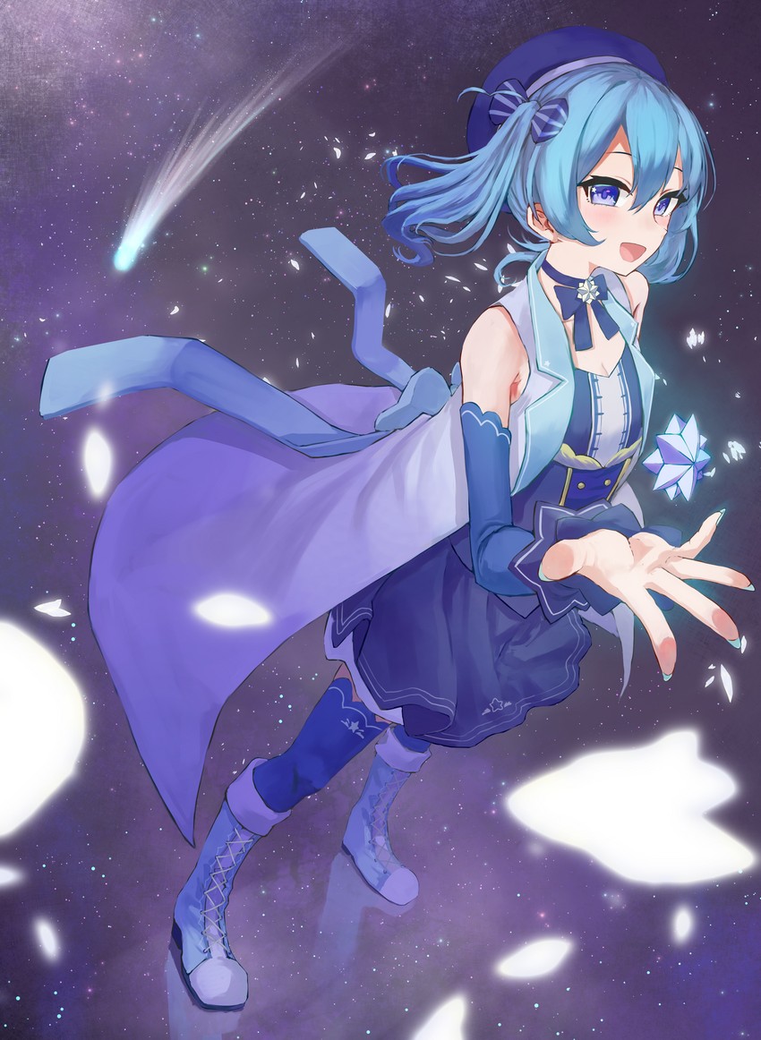 hoshimachi suisei (hololive) drawn by asao_(flavor_of_morning)