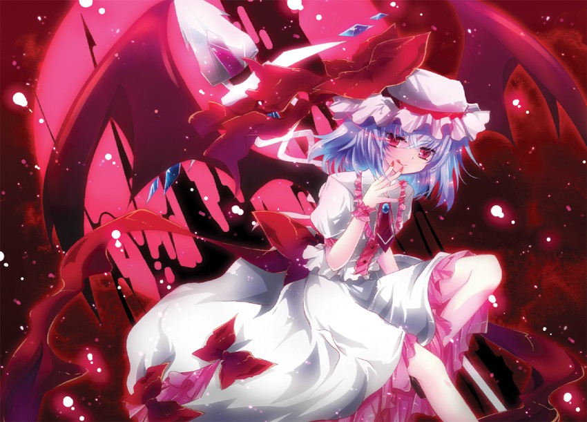 remilia scarlet (touhou) drawn by ichiyou_moka