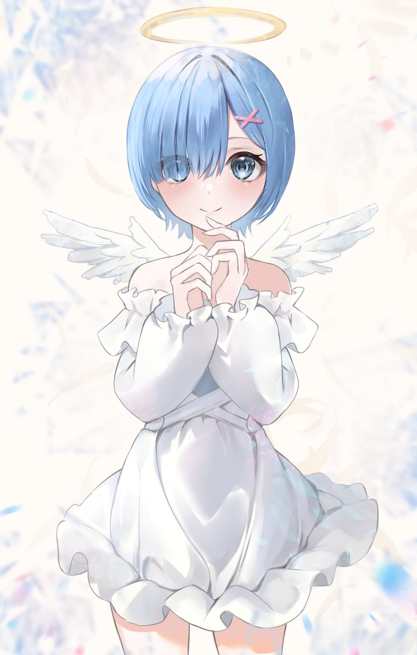 rem (re:zero kara hajimeru isekai seikatsu) drawn by kuro_okami