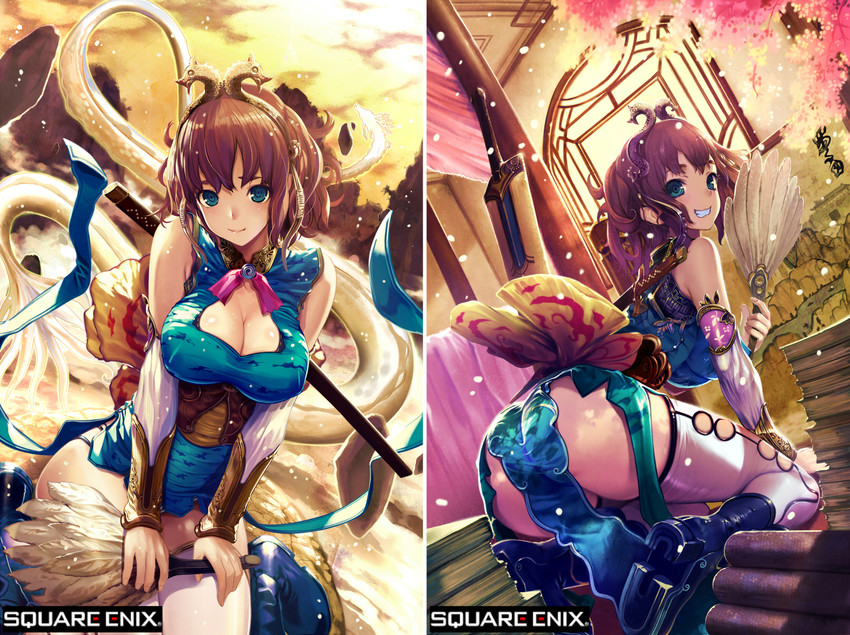 square enix and 1 more drawn by suke_akurou