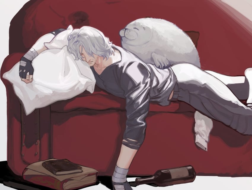 dante (devil may cry and 1 more) drawn by nobou_(32306136)