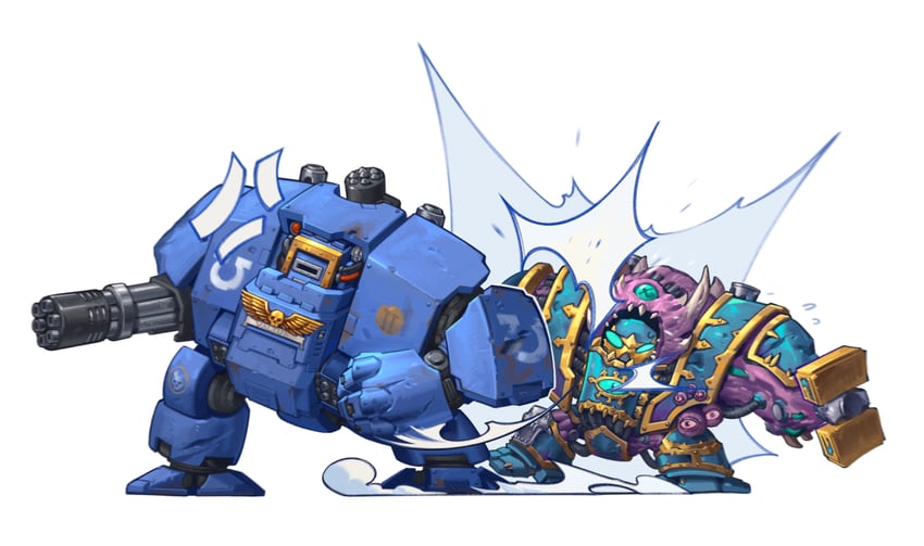 valtus (warhammer 40k and 1 more) drawn by yixu_damengde