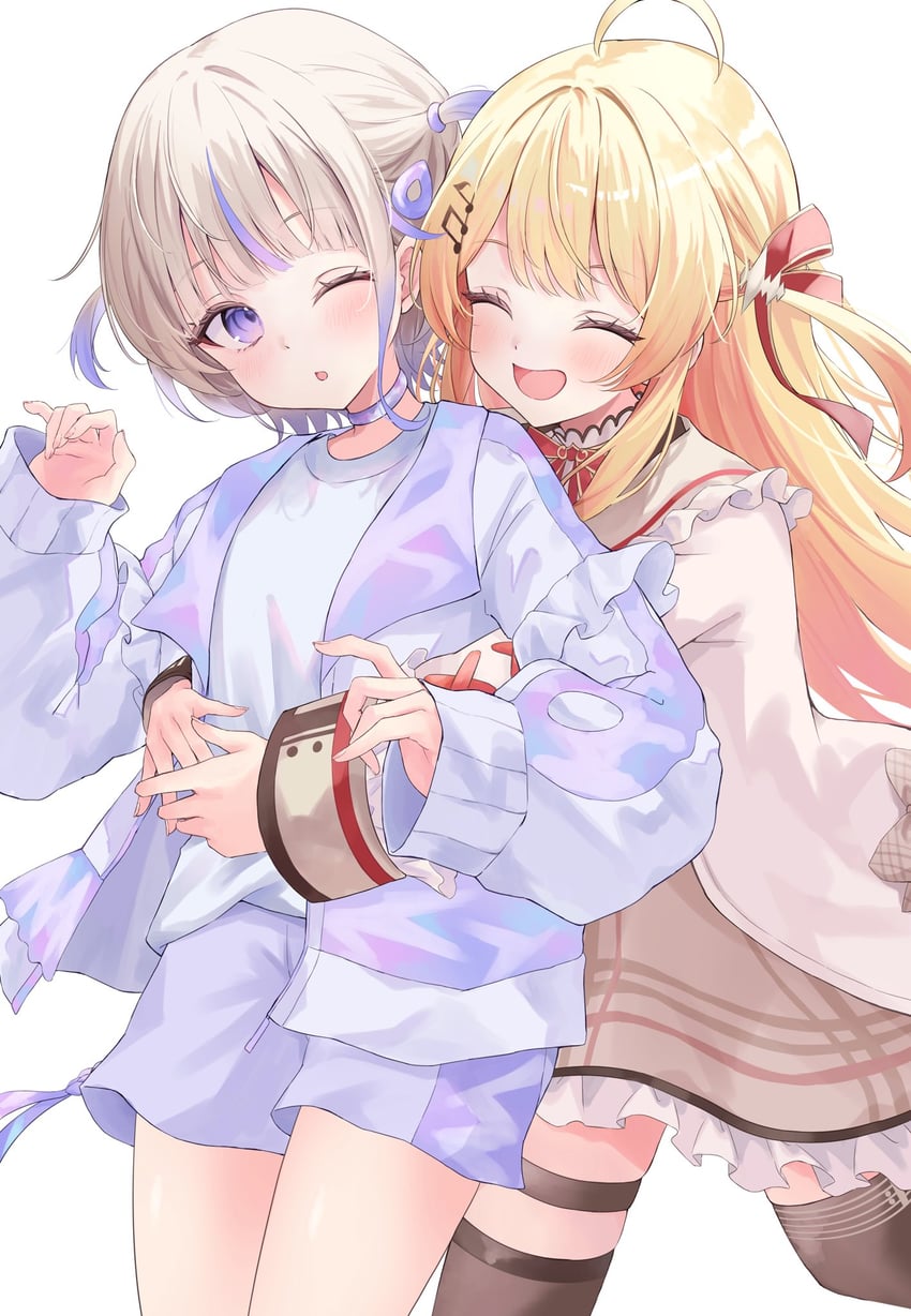 otonose kanade and todoroki hajime (hololive and 1 more) drawn by aoha_(aohasora)