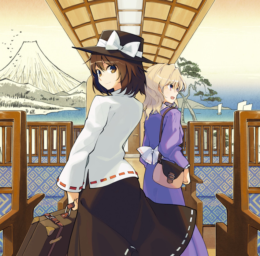 usami renko and maribel hearn (touhou and 2 more) drawn by nakatani_nio