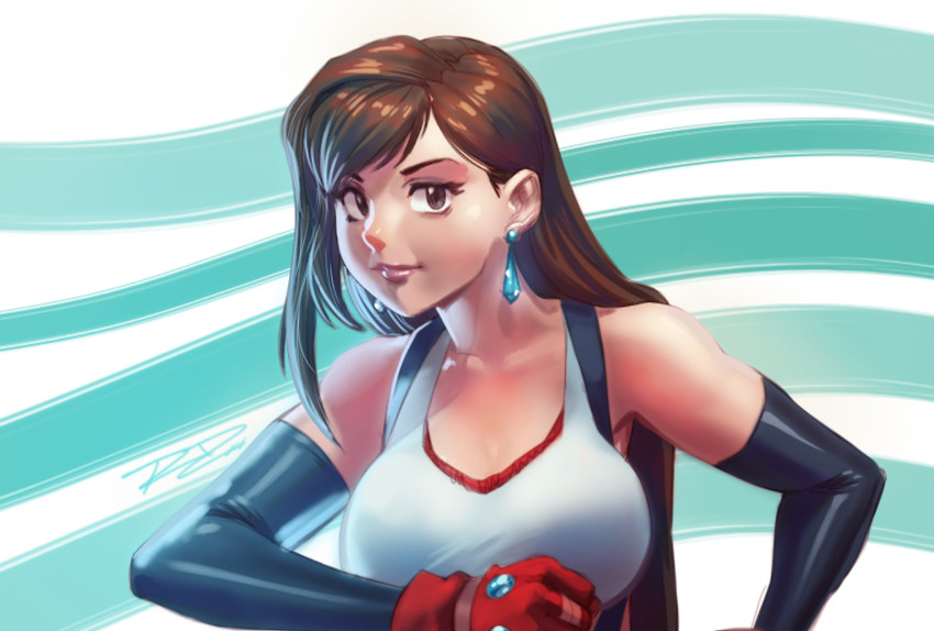 tifa lockhart (final fantasy and 1 more) drawn by robaato