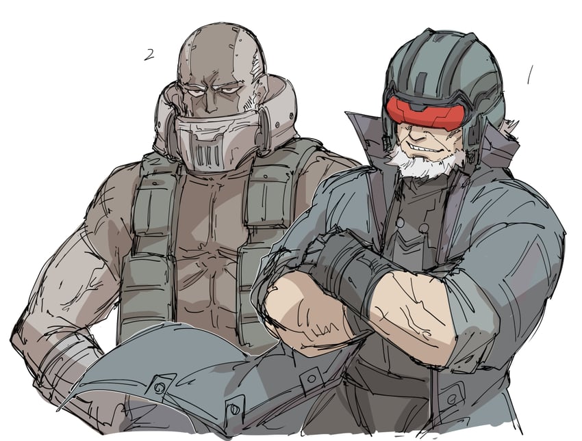 g1 michigan and g2 nile (armored core and 1 more) drawn by kankan33333