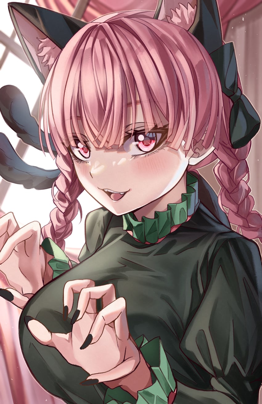 kaenbyou rin (touhou) drawn by mahoro_(minase_mahoro)