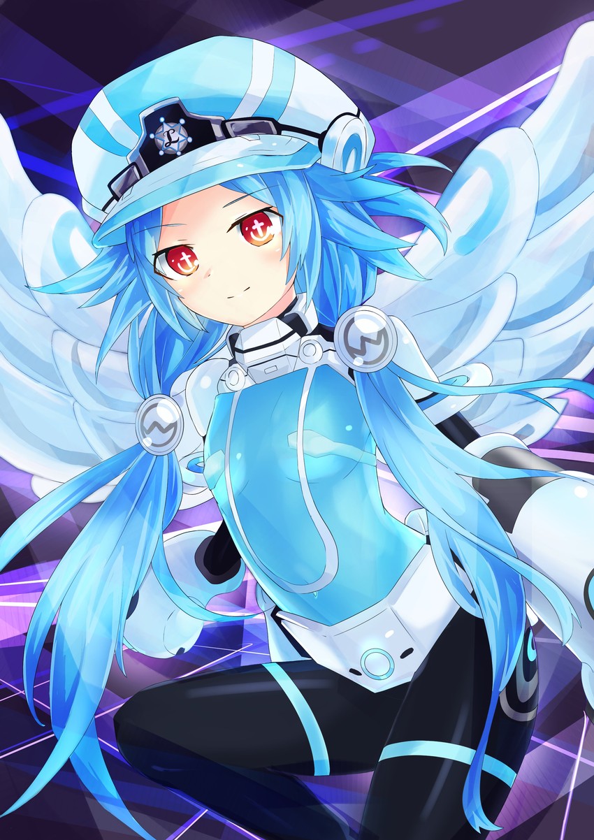 white heart and next white (neptune and 1 more) drawn by shibuminigai