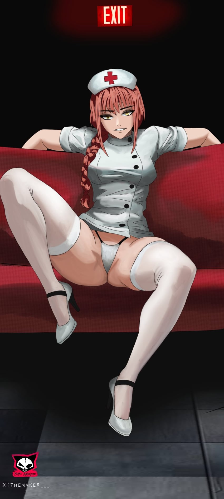 makima (chainsaw man) drawn by themaker