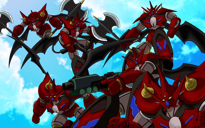 getter robo d2 (getter robo and 1 more) drawn by ayachu_(getter_robo_artist)
