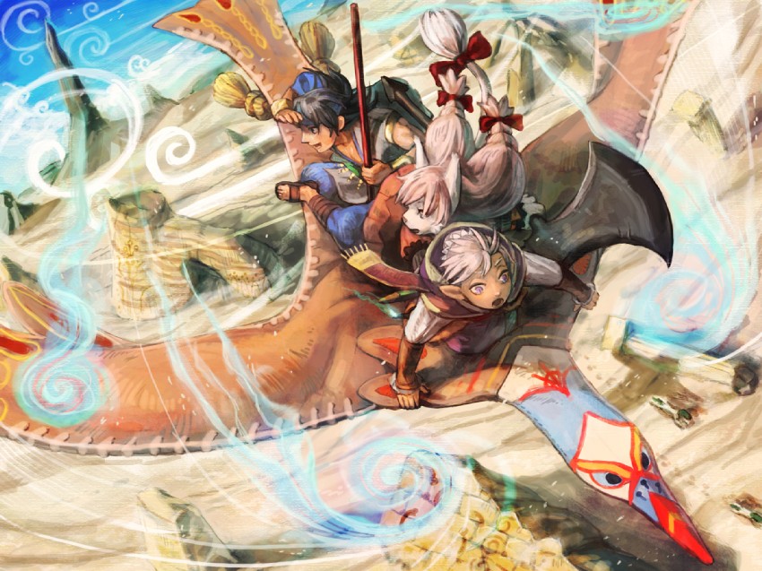 pixiv fantasia and 1 more drawn by oca